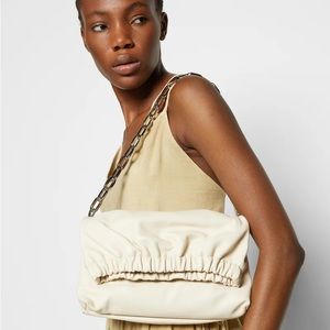 Zadig & Voltaire mind condition ROCKYISSME bag, winter white with silver chain